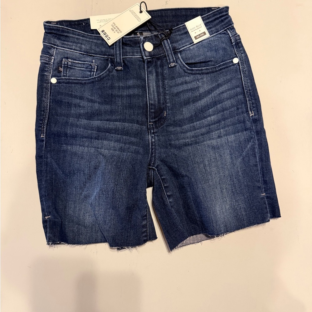 Judy Blue Dark Blue Jean Shorts